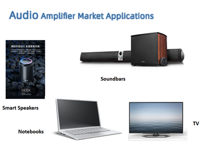 Audio amplifier chips and powe