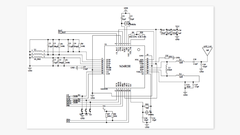 2.4GHz RFID chip SI24R2H(图3)