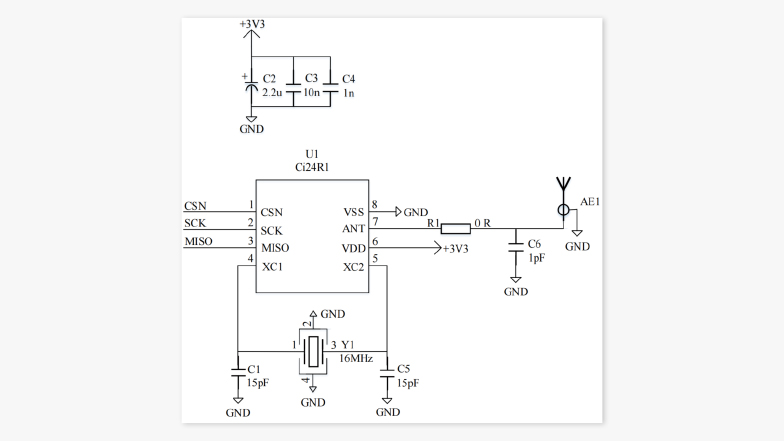 2.4GHz chip CI24R1(图3)