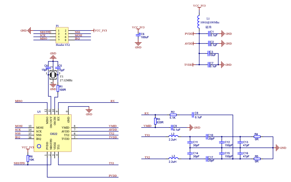 CI522 NFC card reader chip(图3)